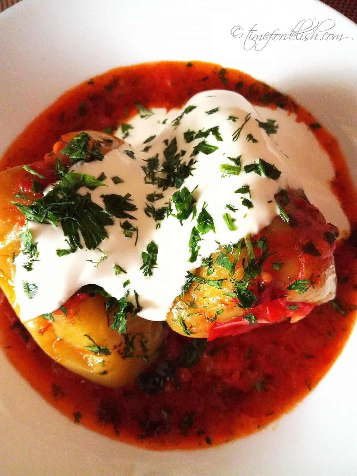 Romanian stuffed peppers