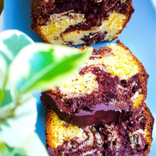 orage chocolate marble loaf cake