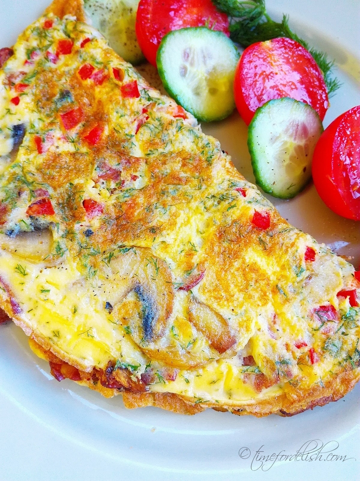salami omelette recipe