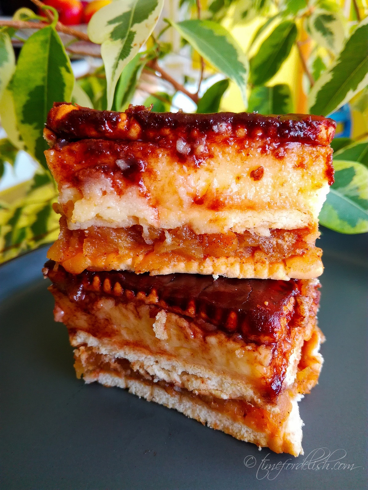 no bake apple eclair cake