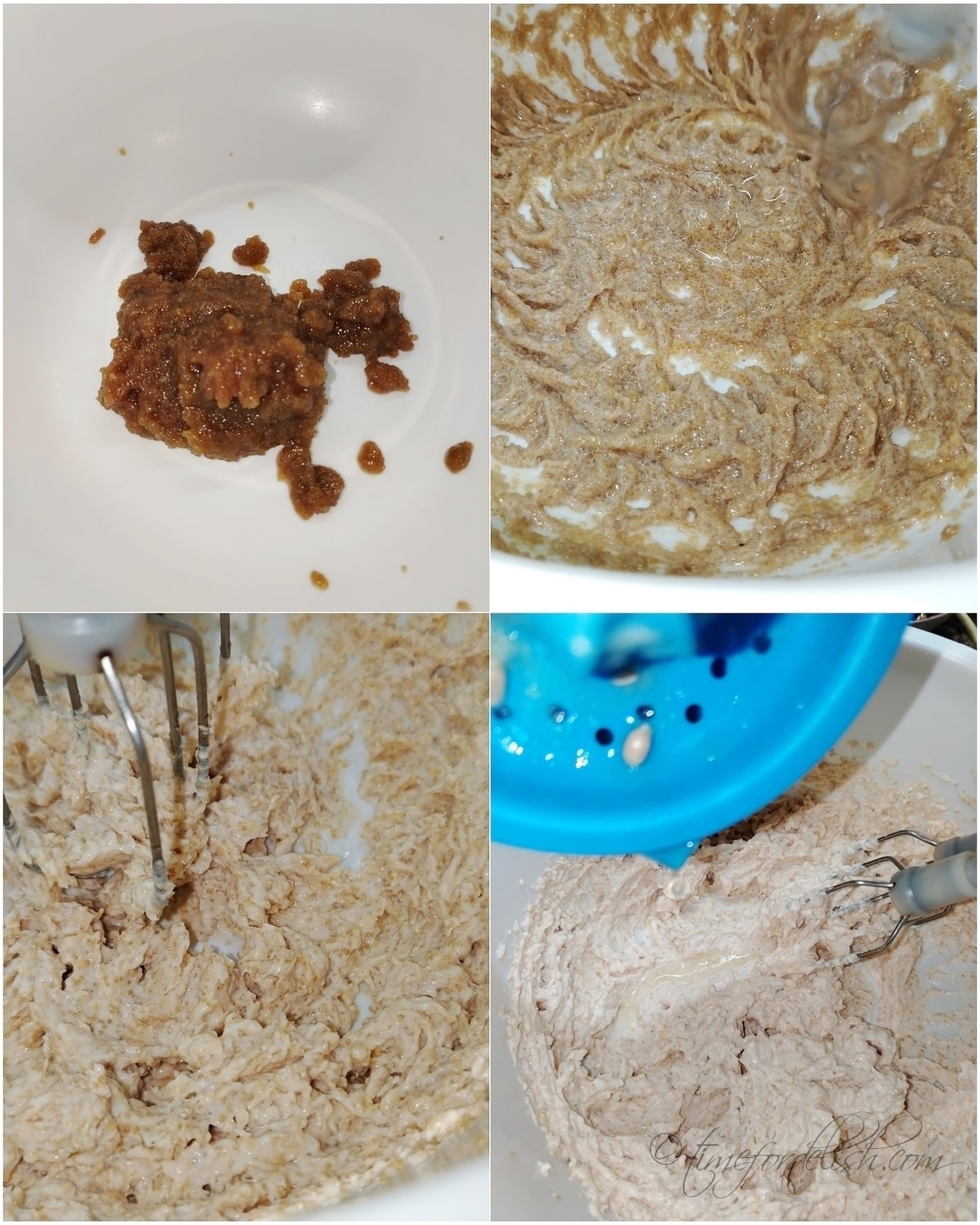 making fish roe dip salad