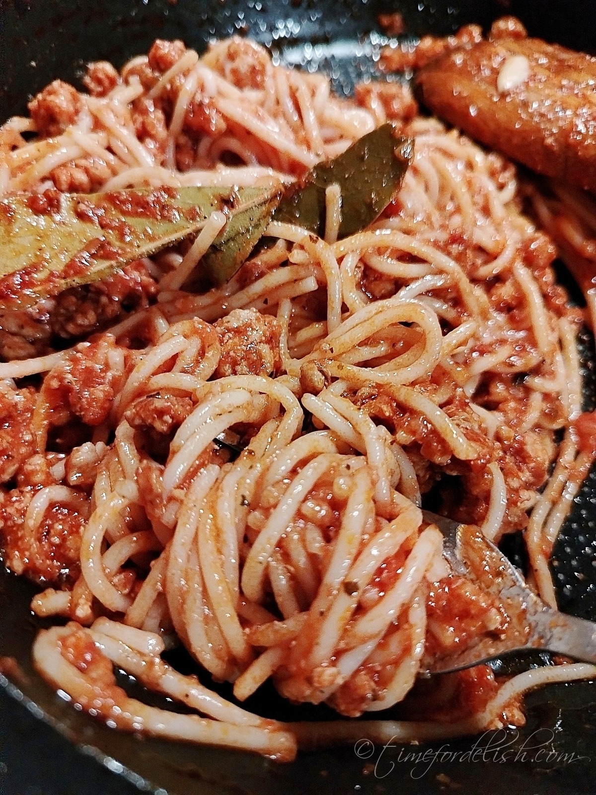 spaghetti bolognese pasta dinner