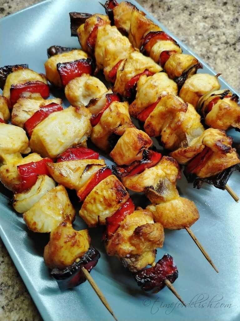 Simple Air Fryer Chicken Breast Skewers