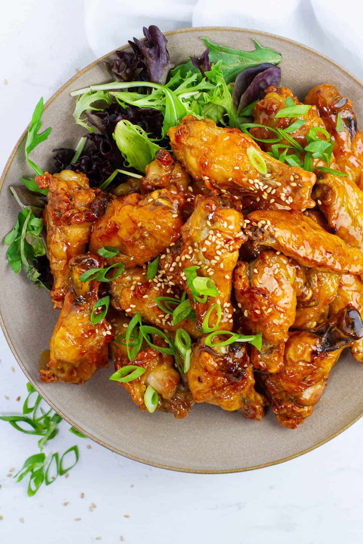 hot honey chicken wings