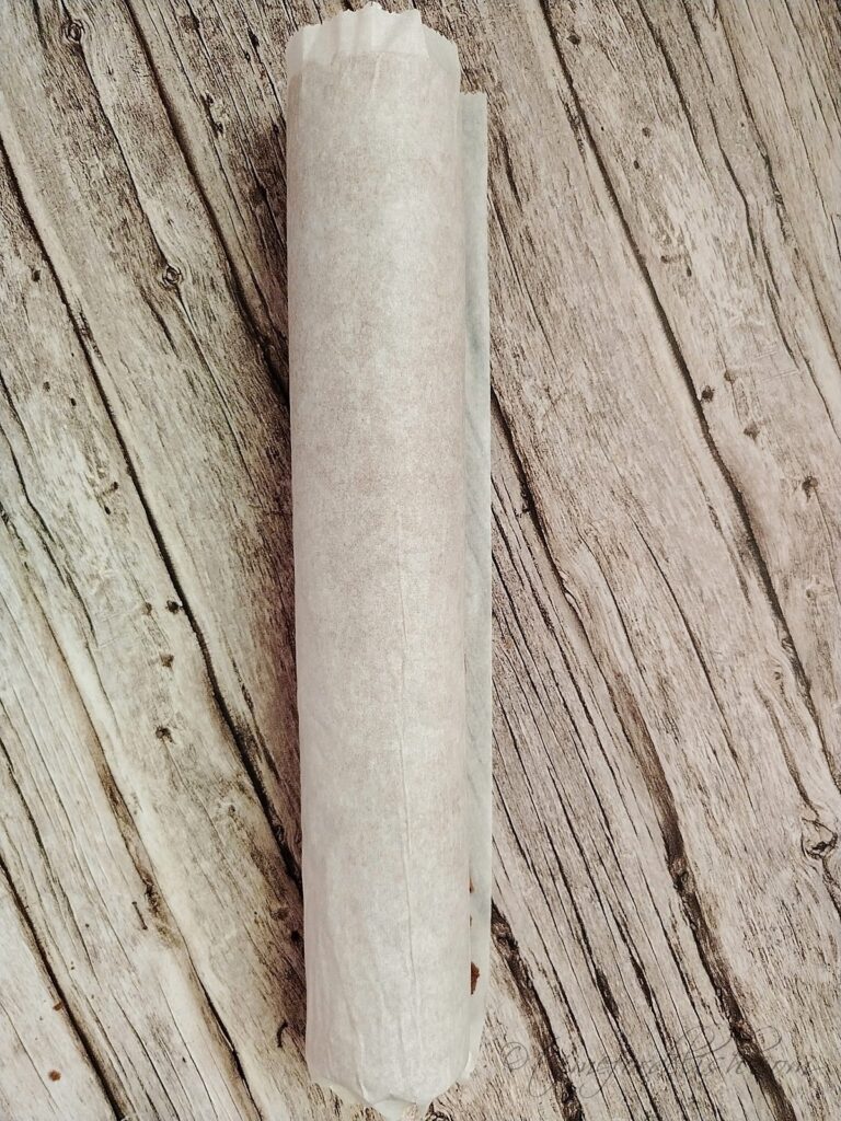 a rolled swiss roll sheet
