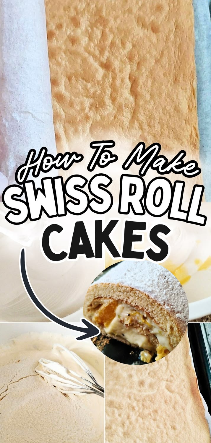 how to make swiss roll cake