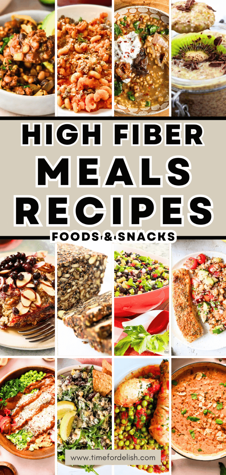 Easy High Fiber Meals for Healthy Eating
