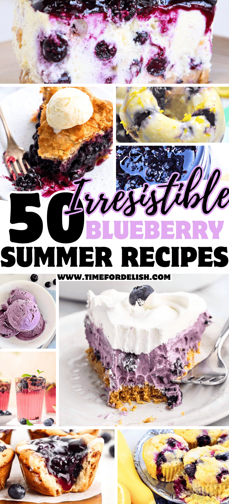 A collection of 50 blueberry recipes
