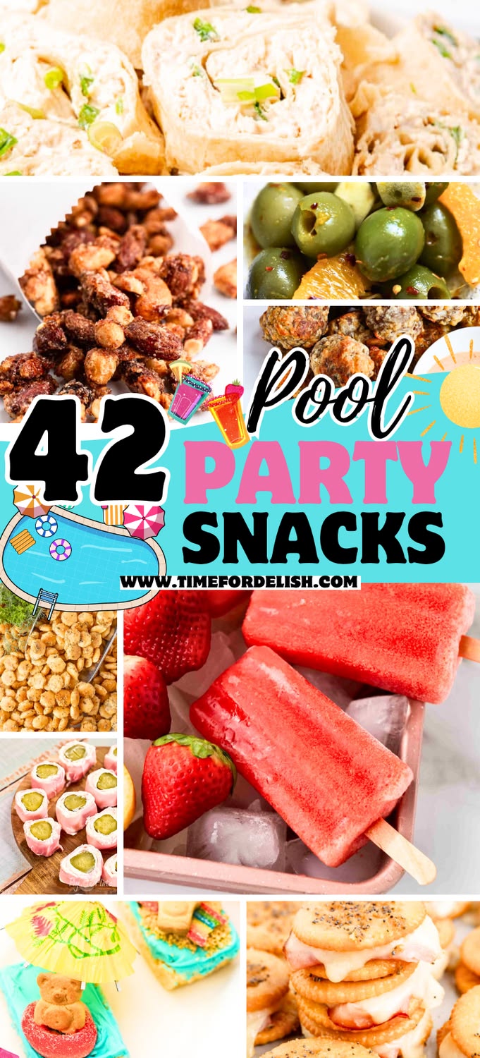 42 pool party snacks and food ideas